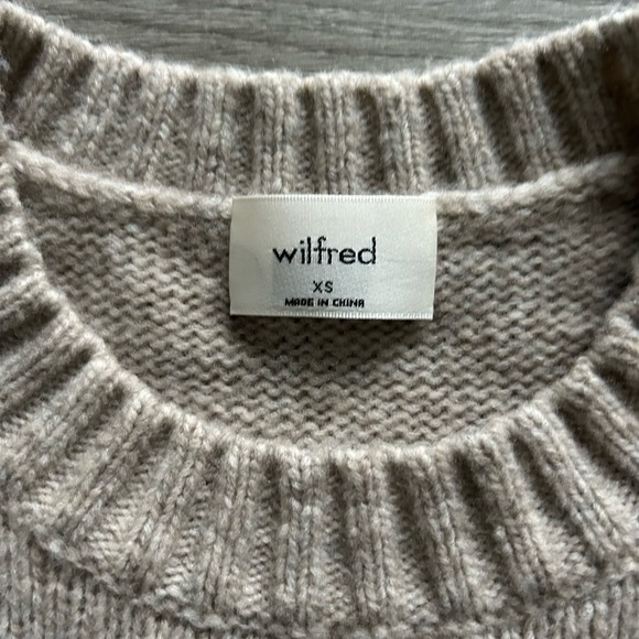 Wilfred Poesy Sweater - Luxe Wool-Cashmere Blend -XS - Picture 6 of 8